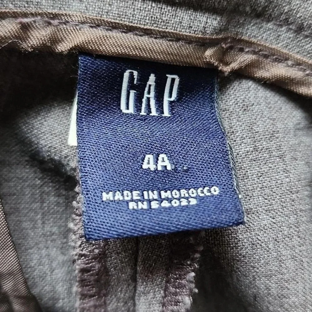 Vintage Y2K Gap Wool Blend‎ Gray Trousers Women's Size 4A